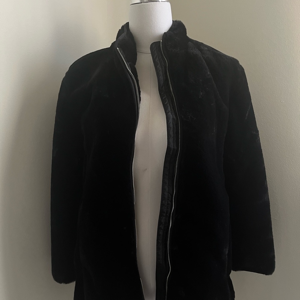 GAP faux fur coat